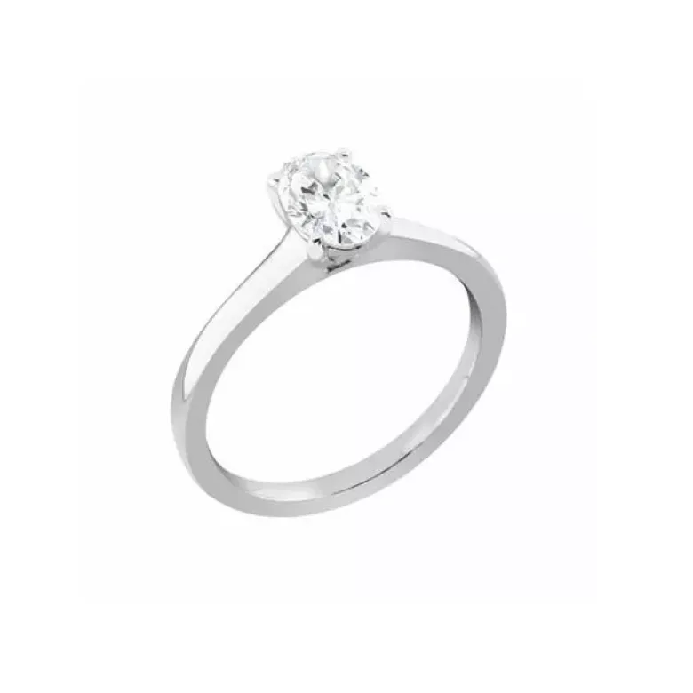 Brilliant Star Laboratoriotimanttisormus valkokulta RS0703 WG 0.75CT