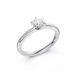 Brilliant Star Laboratoriotimanttisormus valkokulta S-RS06637 WG 0.5CT