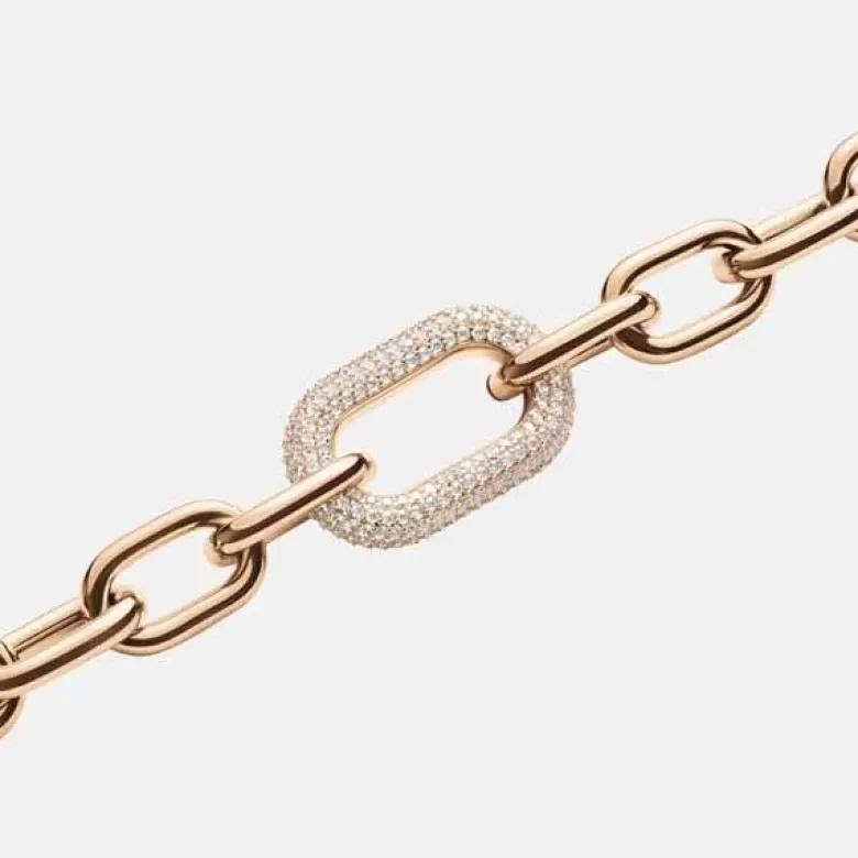 Daniel Wellington Crystal Link teräskaulakoru DW00400571