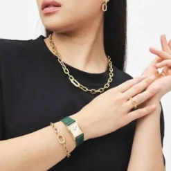 Daniel Wellington Crystal Link teräskaulakoru DW00400589
