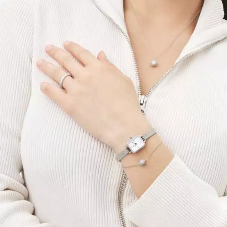 Daniel Wellington Pavé teräskaulakoru DW00400655