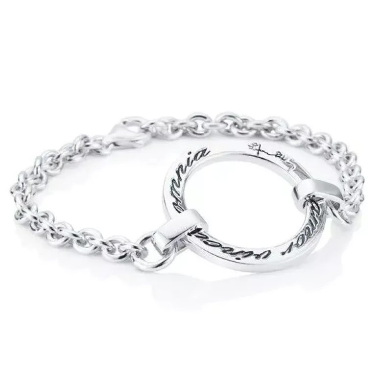 Efva Attling Amor vincit omnia hopearanneketju/koru 14-100-00531