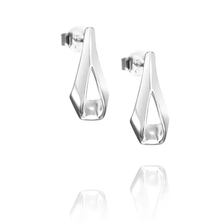 Efva Attling Folded mini hopeakorvakorut 12-100-01591/0000
