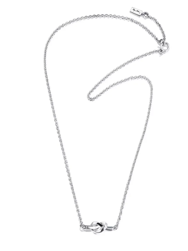 Efva Attling Love knot hopeakaulaketju 10-100-00966/4245
