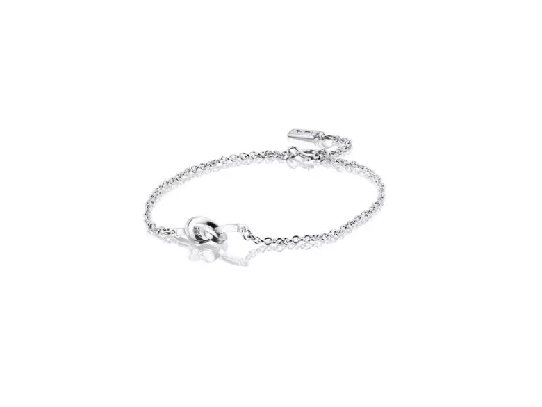 Efva Attling Love knot hopearanneketju/koru 14-100-00967/1719