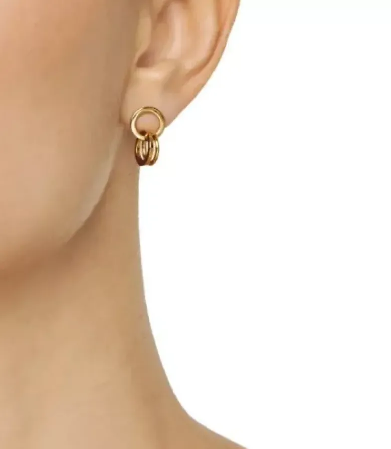 Efva Attling Messy Rings Ear hopeakorvakorut 12-108-02361-9999