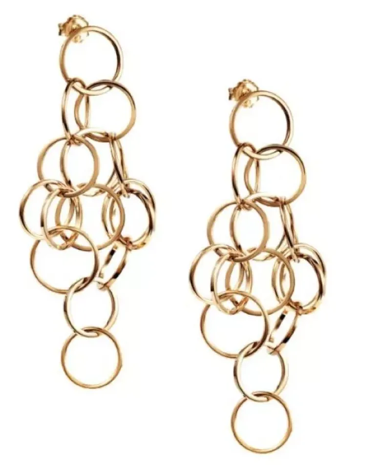 Efva Attling Messy Rings hopeakorvakorut 12-108-02360-9999