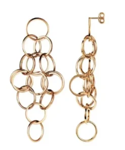 Efva Attling Messy Rings hopeakorvakorut 12-108-02360-9999