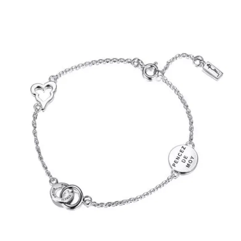 Efva Attling Mini love hopearanneketju/koru 14-100-00871