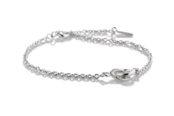 Efva Attling Mini Twosome hopearanneketju/koru 14-100-00571/1719