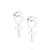 Efva Attling Women queen hopeakorvakorut 12-100-01929/0000