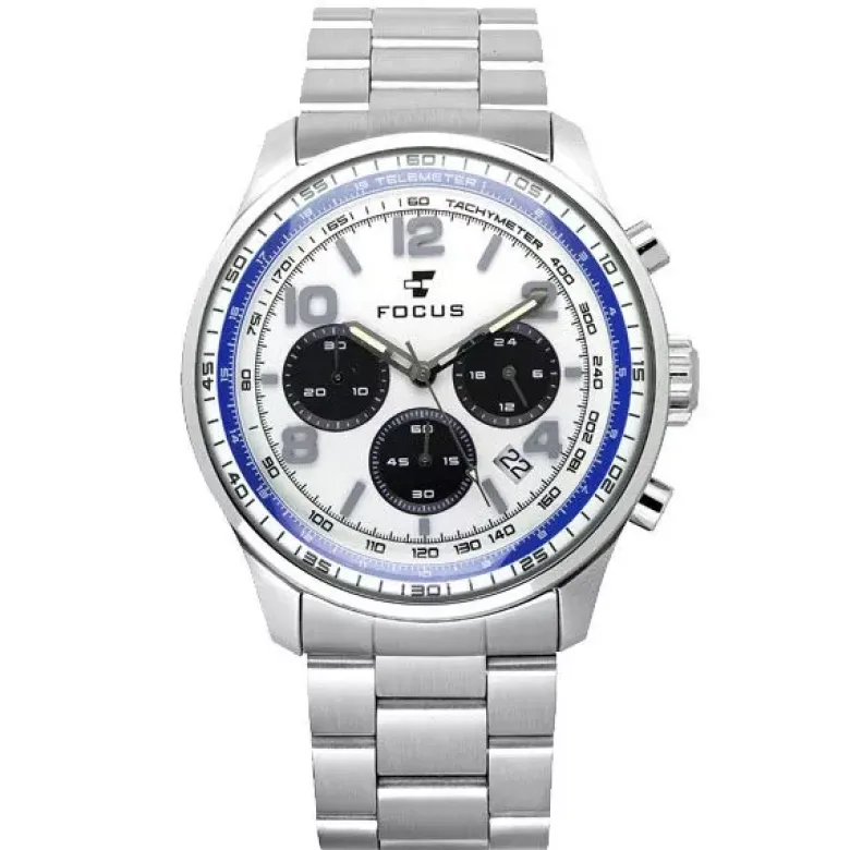 Focus Kronografi miesten kello 3C60GB-01 SS