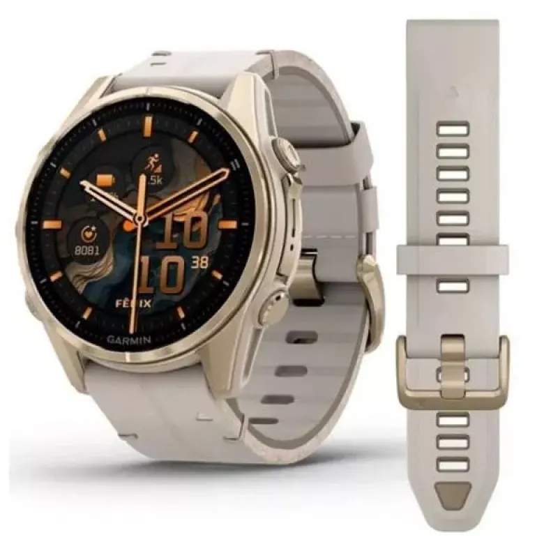 Garmin Fenix 8 Amoled Titanium 43 mm älykello 010-02903-40