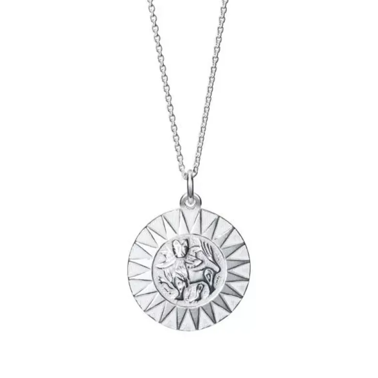 Kalevala Amuletti Aurinkoleijona hopeakaulaketju 227031360