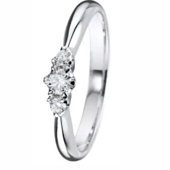 Kohinoor Helene timanttisormus valkokulta 033-235V-16
