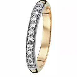 Kohinoor Helene timanttisormus keltakulta 033-235-20