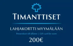 Lahjakortti myymälään 200 €