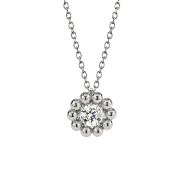 Lumoava Daisy hopeakaulaketju L56228130000