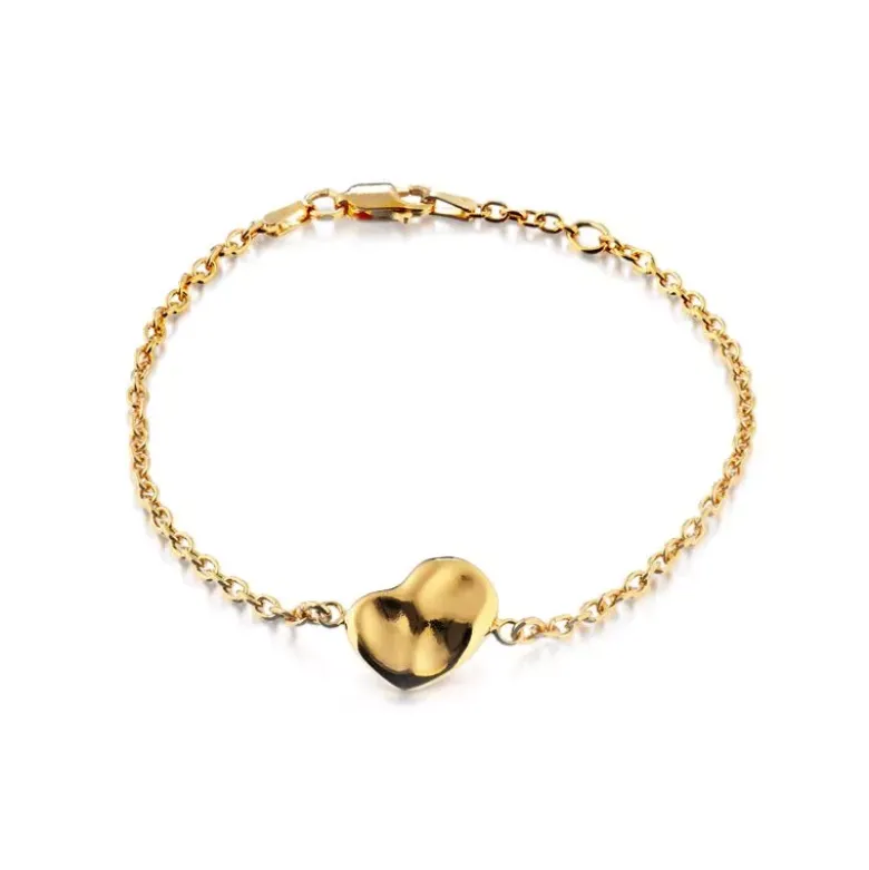 Lumoava Hunaja hopearanneketju/koru L63253900000