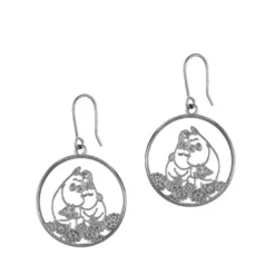 Lumoava Moomin hopeakorvakorut MO551600000