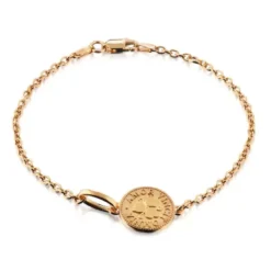 Lumoava Penny hopearanneketju/koru L63251100000