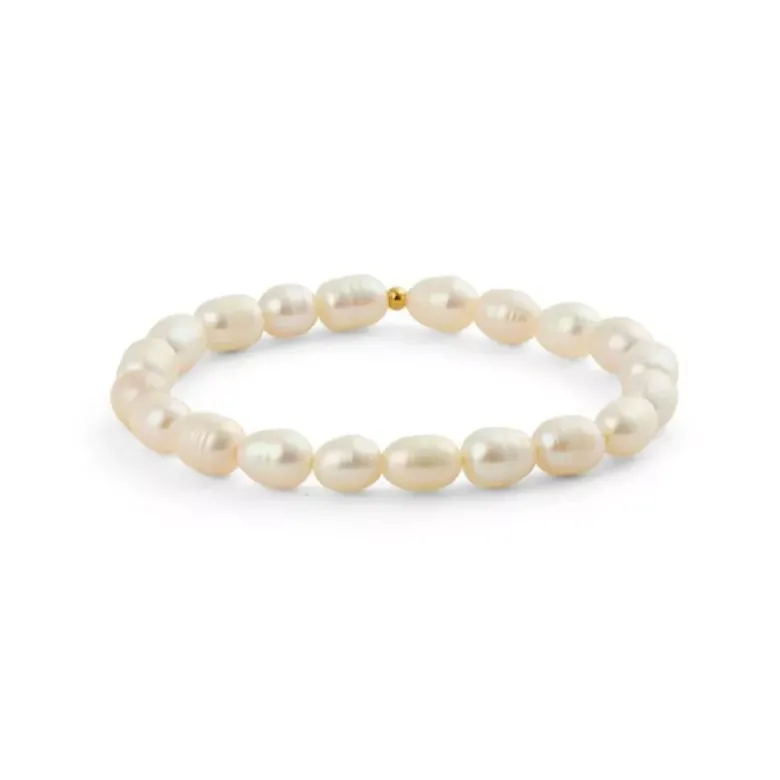 Mockberg Aura Pearl teräsrannekoru MB2055