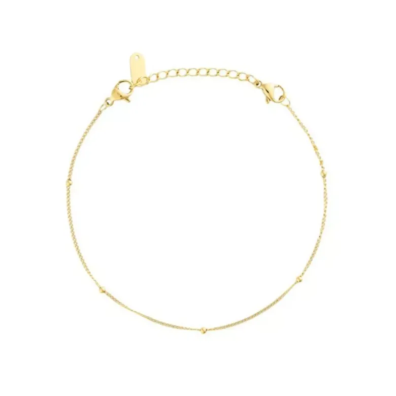 Mockberg Beaded Chain teräsrannekoru MB2013