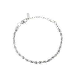 Mockberg Bold Rope Chain teräsrannekoru MB2001