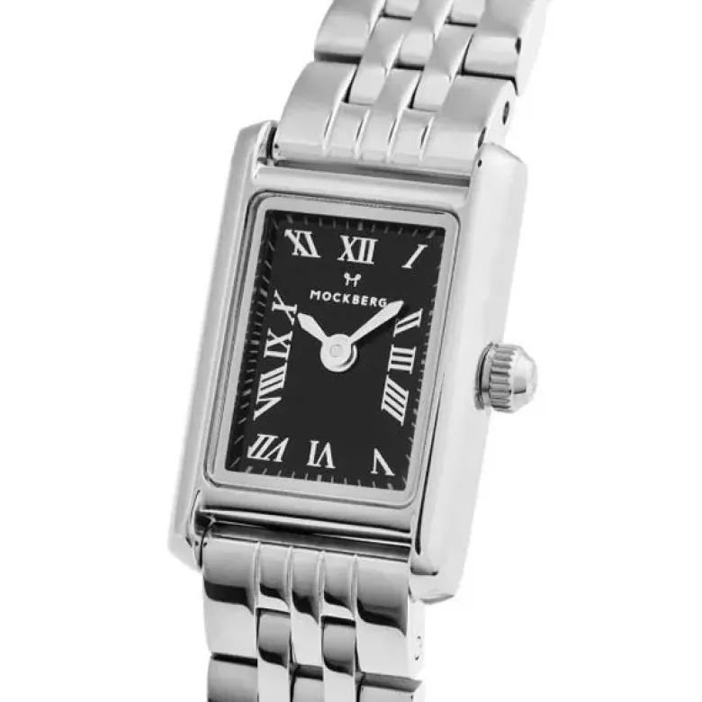 Mockberg Petite Steel Noir naisten kello MB1774