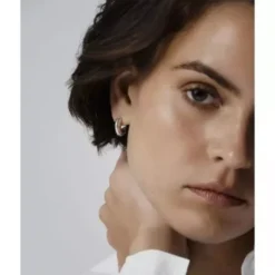 Mockberg Ribbed Hoops teräskorvakorut MO296