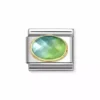 Nomination blue/green stone teräskoru muu 030612/037