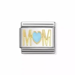 Nomination MOM blue heart teräskoru muu 030272/83