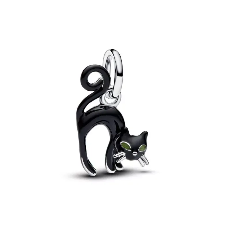 Pandora Black Cat Dangle hopeariipus 794769C01
