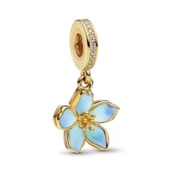 Pandora Blue Blossom Dangle muotiriipus 760667C01