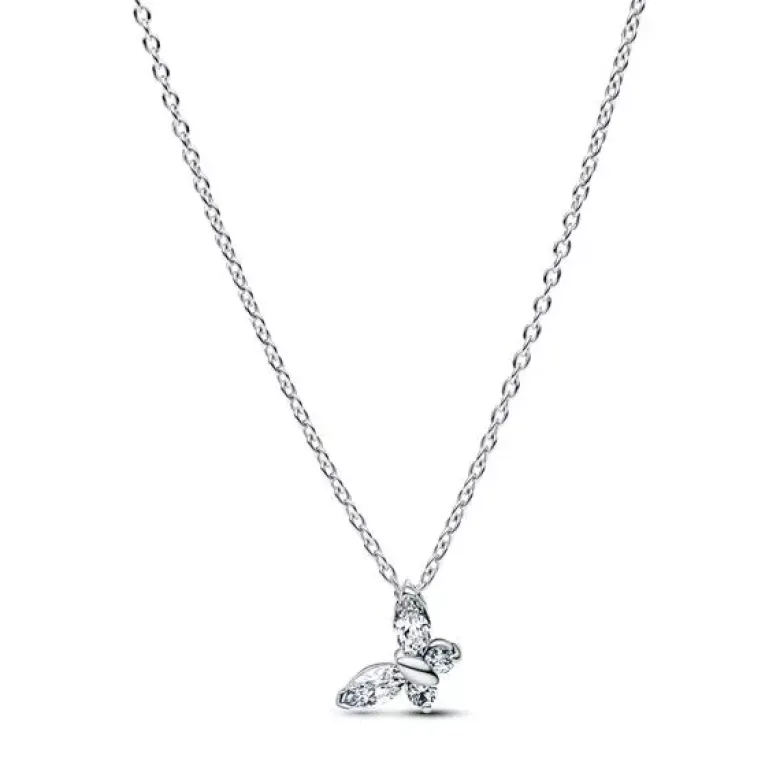 Pandora Butterfly Pendant hopeakaulaketju 394266C01-45