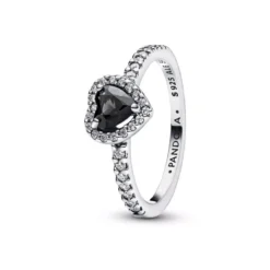 Pandora Elevated Black Heart hopeasormus 198421C04