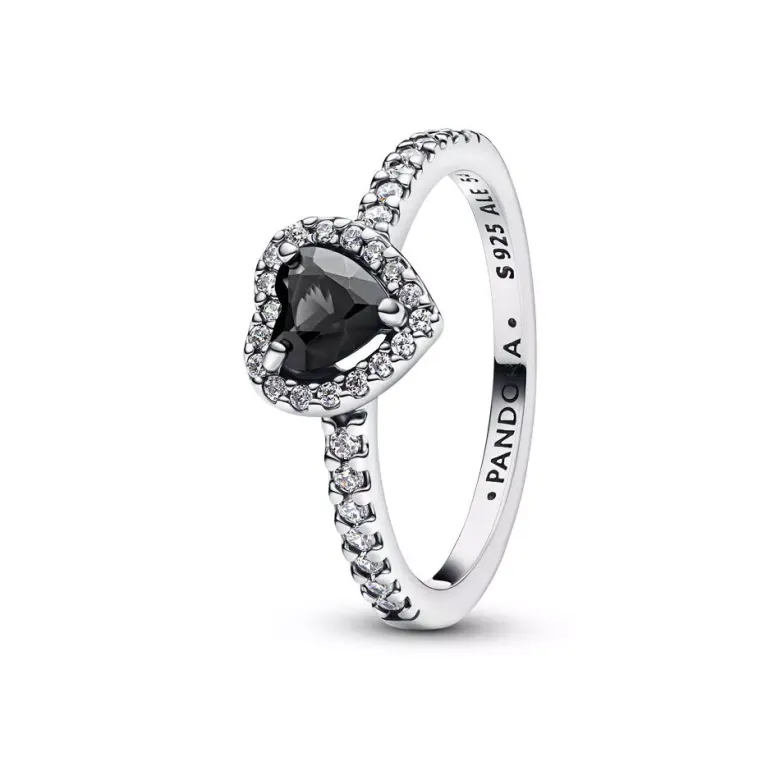 Pandora Elevated Black Heart hopeasormus 198421C04