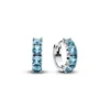 Pandora Light Blue Hoop hopeakorvakorut 293851C01