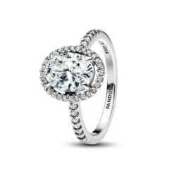 Pandora Oval Sparkling Halo hopeasormus 193777C01