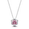 Pandora Sparkling Flower hopeakaulaketju 394576C01-45