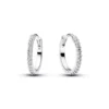 Pandora Sparkling Mini Hoop hopeakorvakorut 294649C01