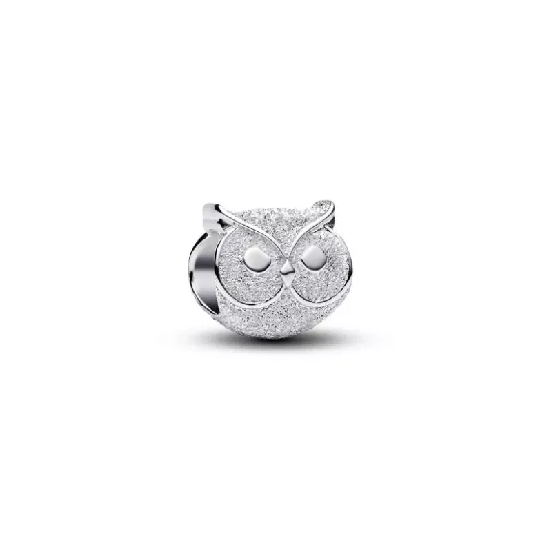 Pandora Textured Owl Mini hopeariipus 794525C00