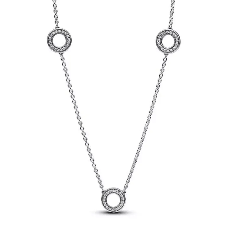 Pandora Timeless hopeakaulaketju 393162C01-50
