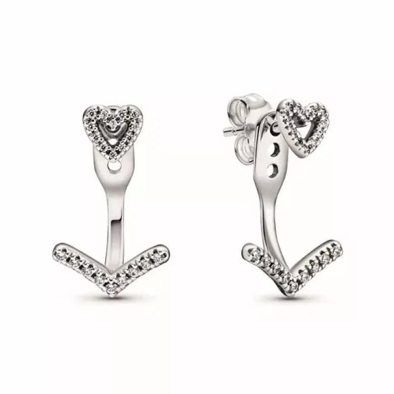 Pandora Wish hopeakorvakorut 299280C01