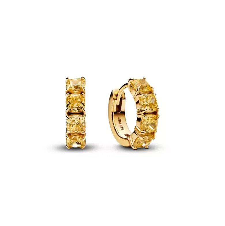 Pandora Yellow Hoop muotikorvakoru 263851C02