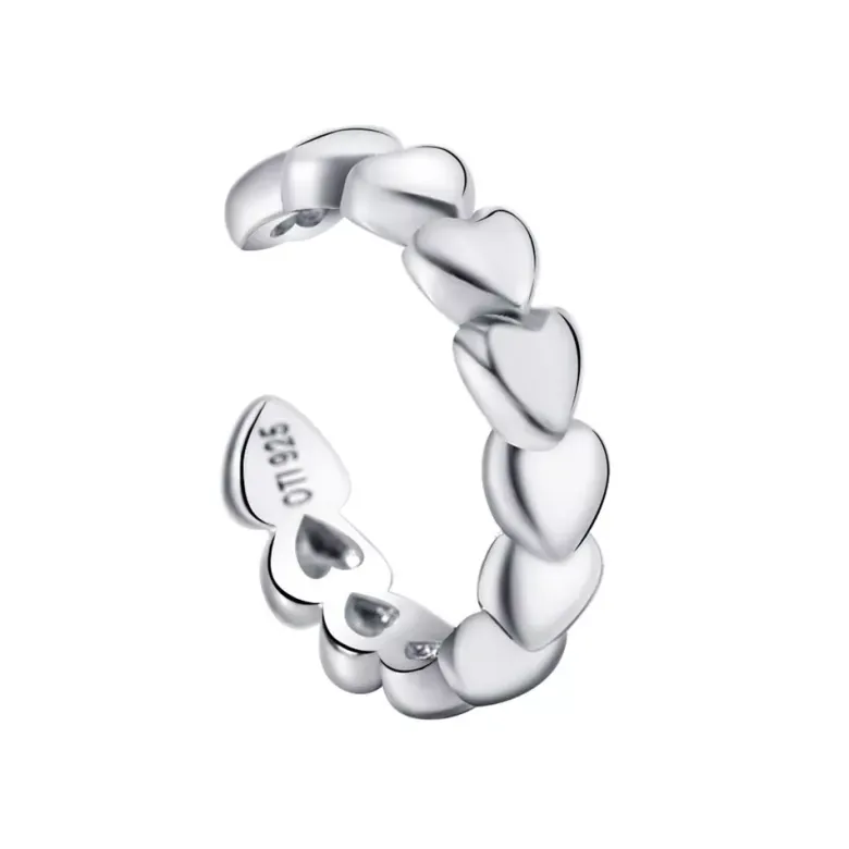 Plus ear cuff hopeakorvakoru E32944