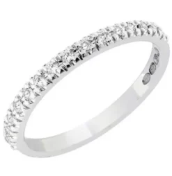 Sandberg Toivomuslähde timanttisormus valkokulta V-720w 14K