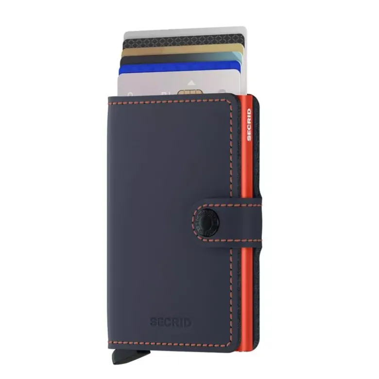 Secrid Miniwallet muu esine MM-NIGHT BLUE & ORANGE