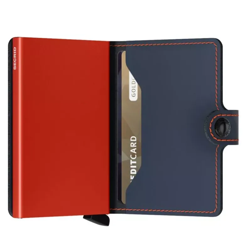 Secrid Miniwallet muu esine MM-NIGHT BLUE & ORANGE