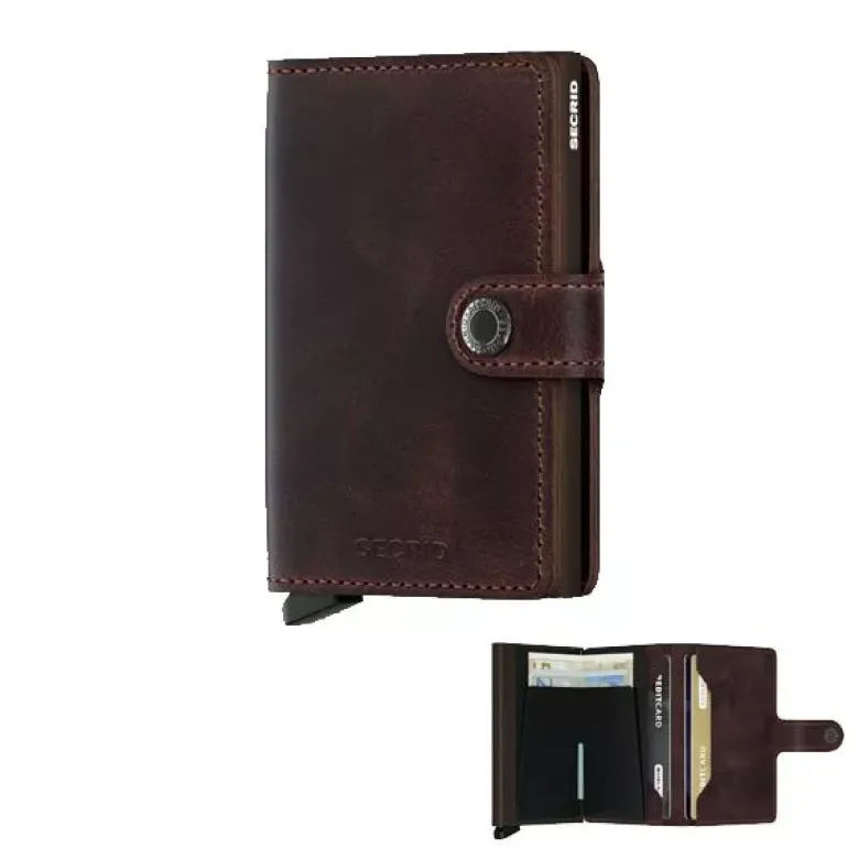 Secrid Miniwallet V muu esine MV-CHOCOLATE